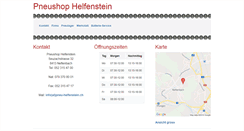 Desktop Screenshot of pneu-helfenstein.ch